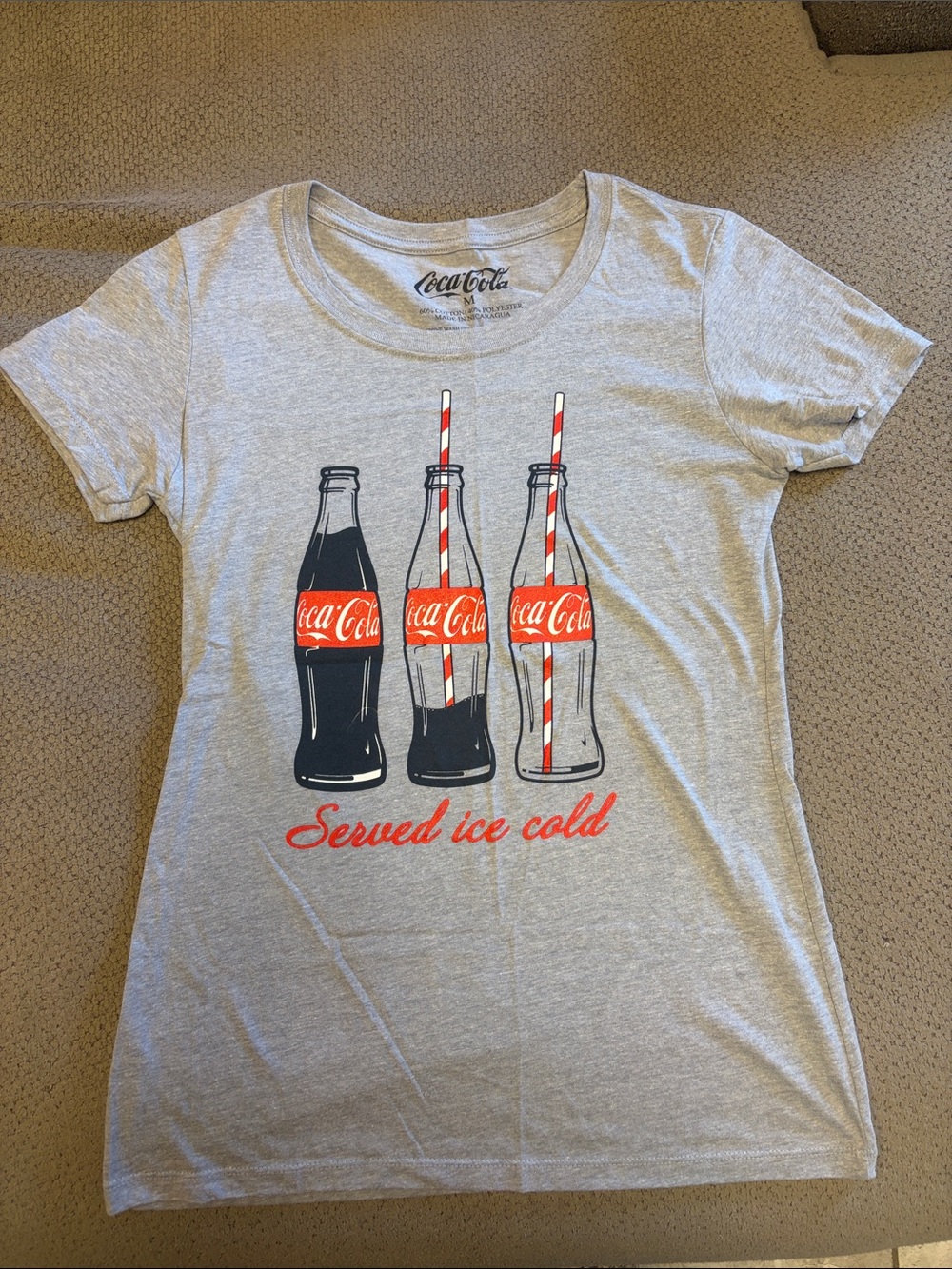 Coca-Cola Light Gray women’s Tee